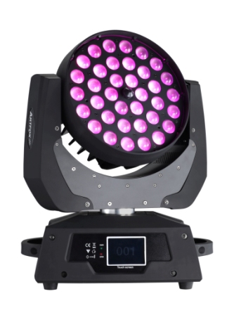 LED Moving Head Light:Wash and Zoom, Pixel tech, 36x10w Quad